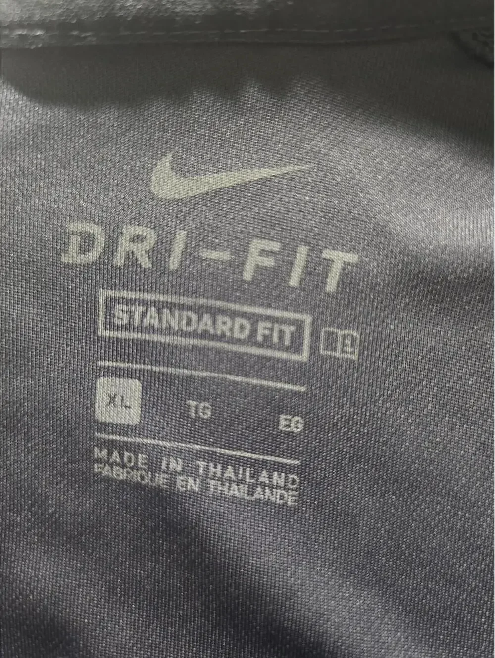 Nike Dri-FIT Standard Fit Golf Polo Shirt Men's XL Dark Gray,Athletic,sports